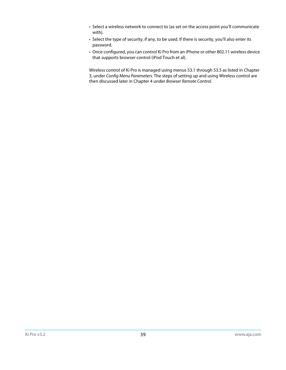 AJA Ki Pro User Manual | Page 39 / 110