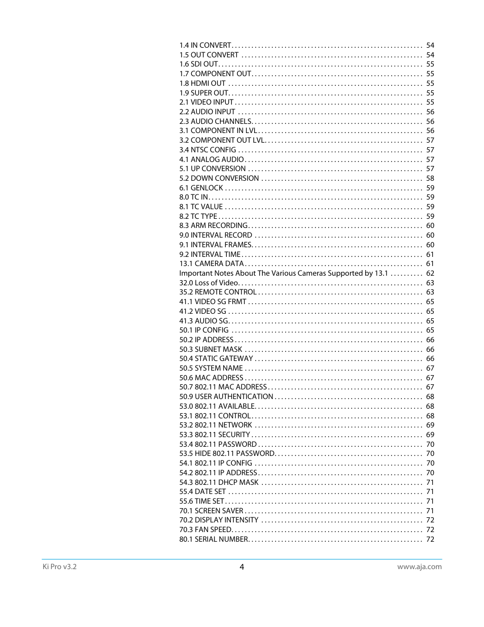 AJA Ki Pro User Manual | Page 4 / 110