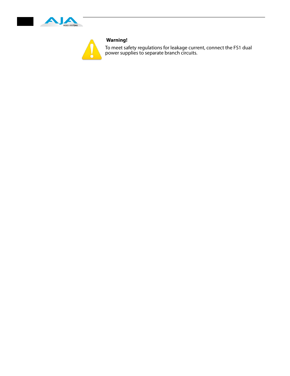 AJA FS1 Version 2.2.2.1 User Manual | Page 130 / 140