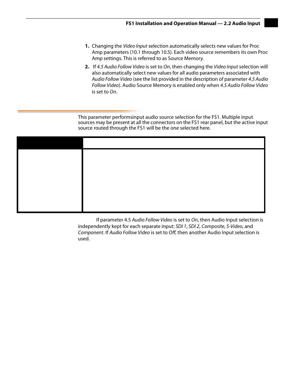 2 audio input | AJA FS1 Version 2.2.2.1 User Manual | Page 47 / 140