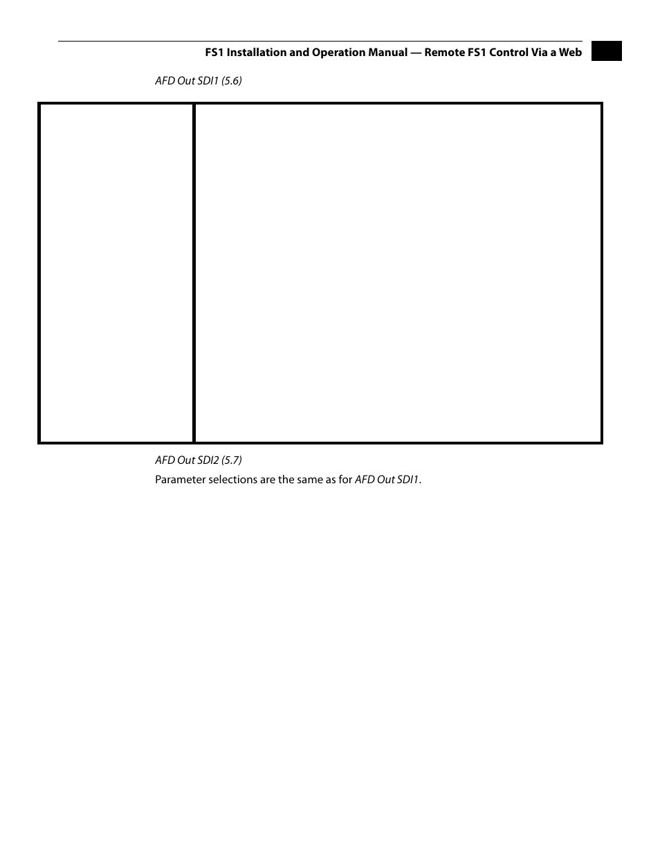 AJA FS1 Version 2.2.2.1 User Manual | Page 97 / 140