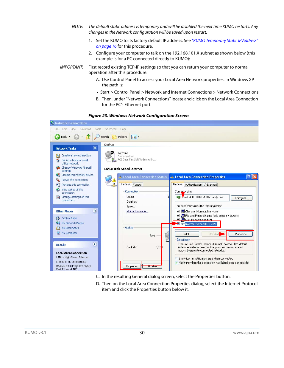 AJA KUMO CP User Manual | Page 30 / 66