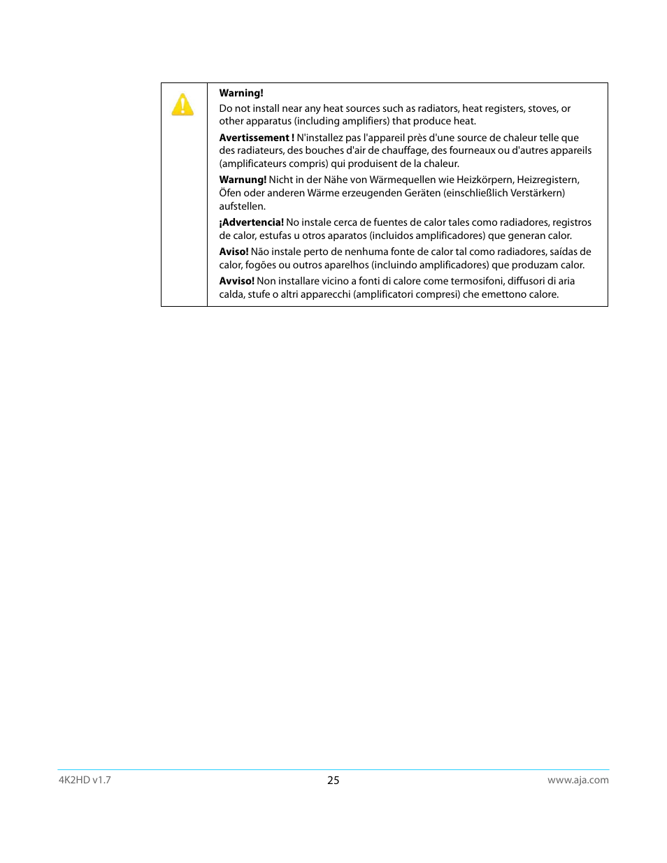 AJA 4K2HD User Manual | Page 25 / 32
