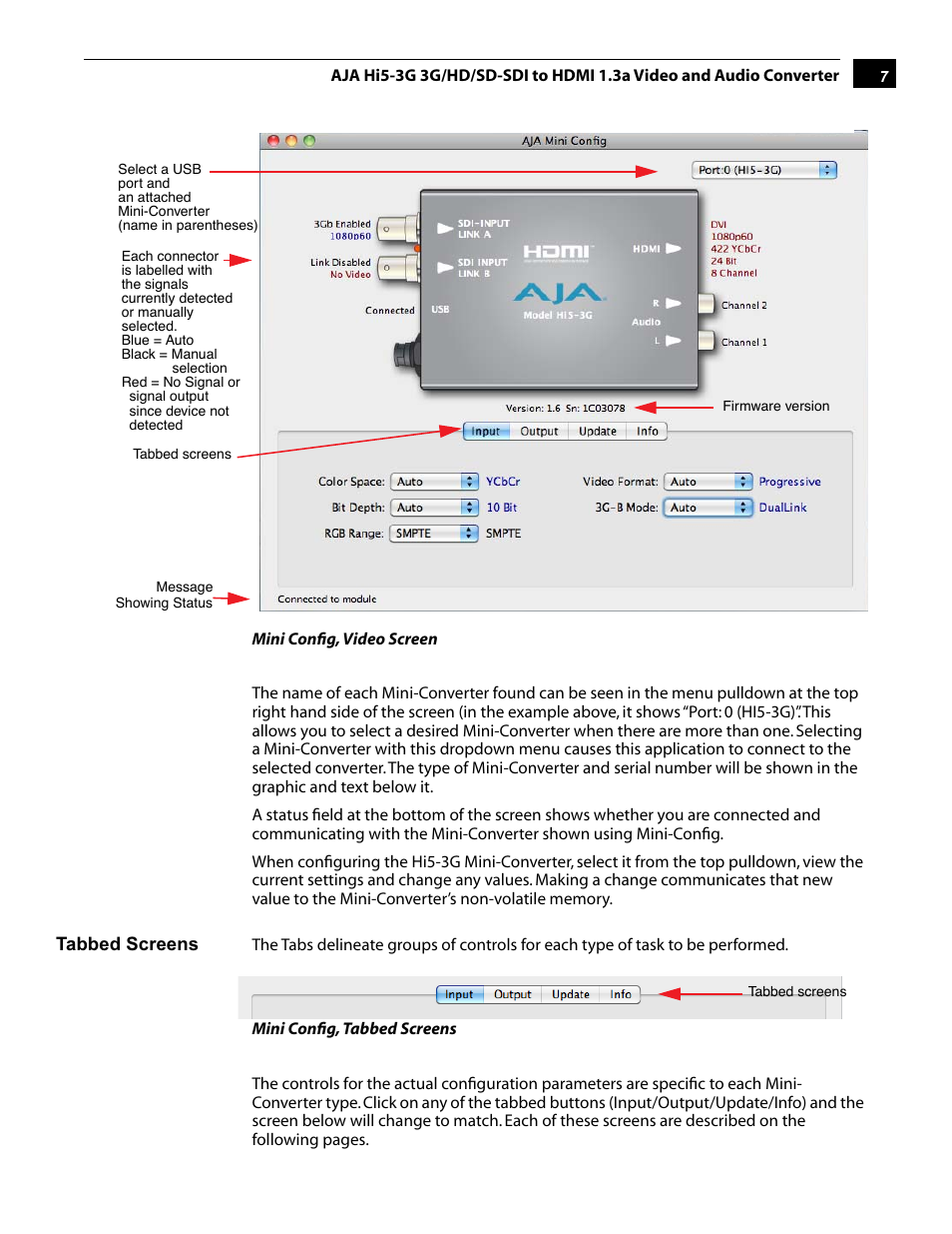 AJA Hi5-3G User Manual | Page 7 / 18