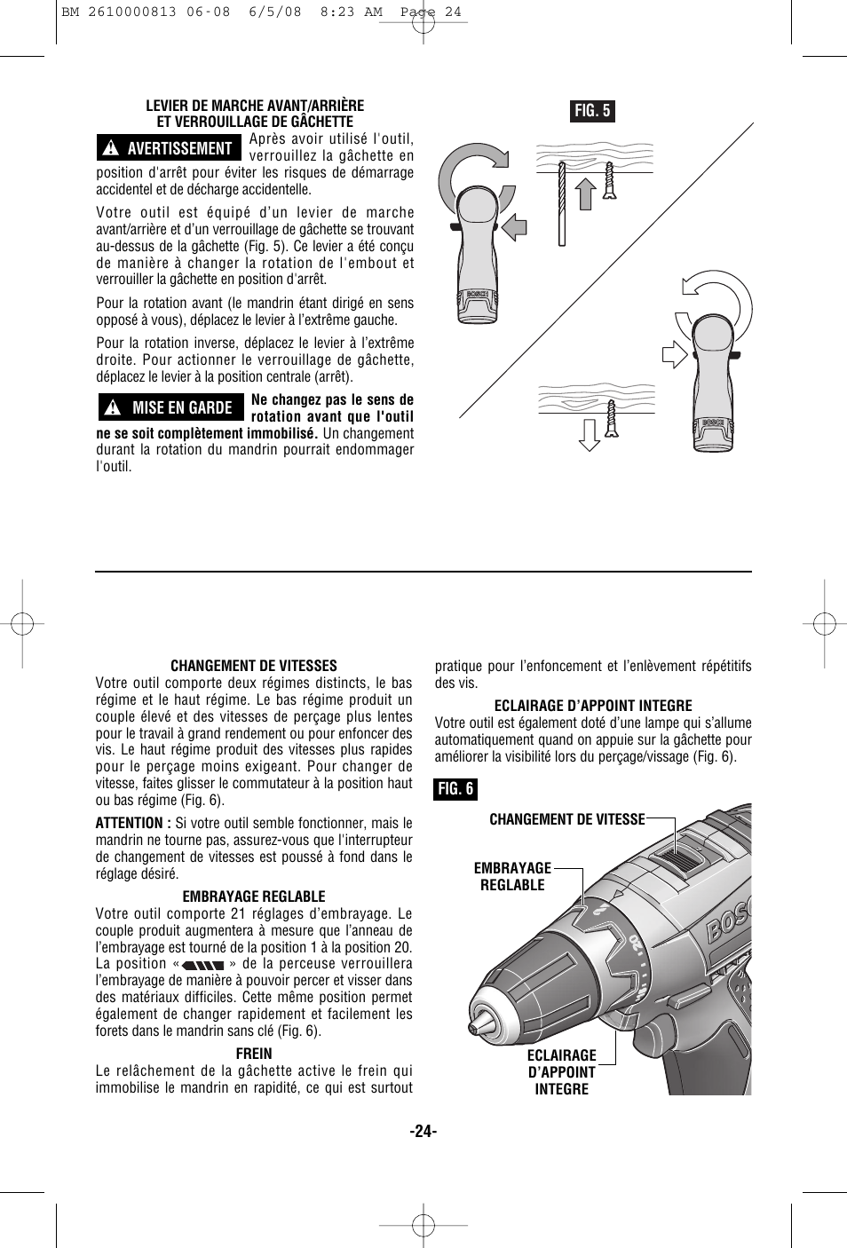 Bosch PS30 User Manual | Page 24 / 44