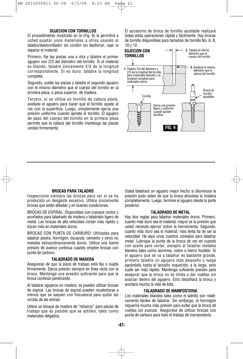 Bosch PS30 User Manual | Page 41 / 44