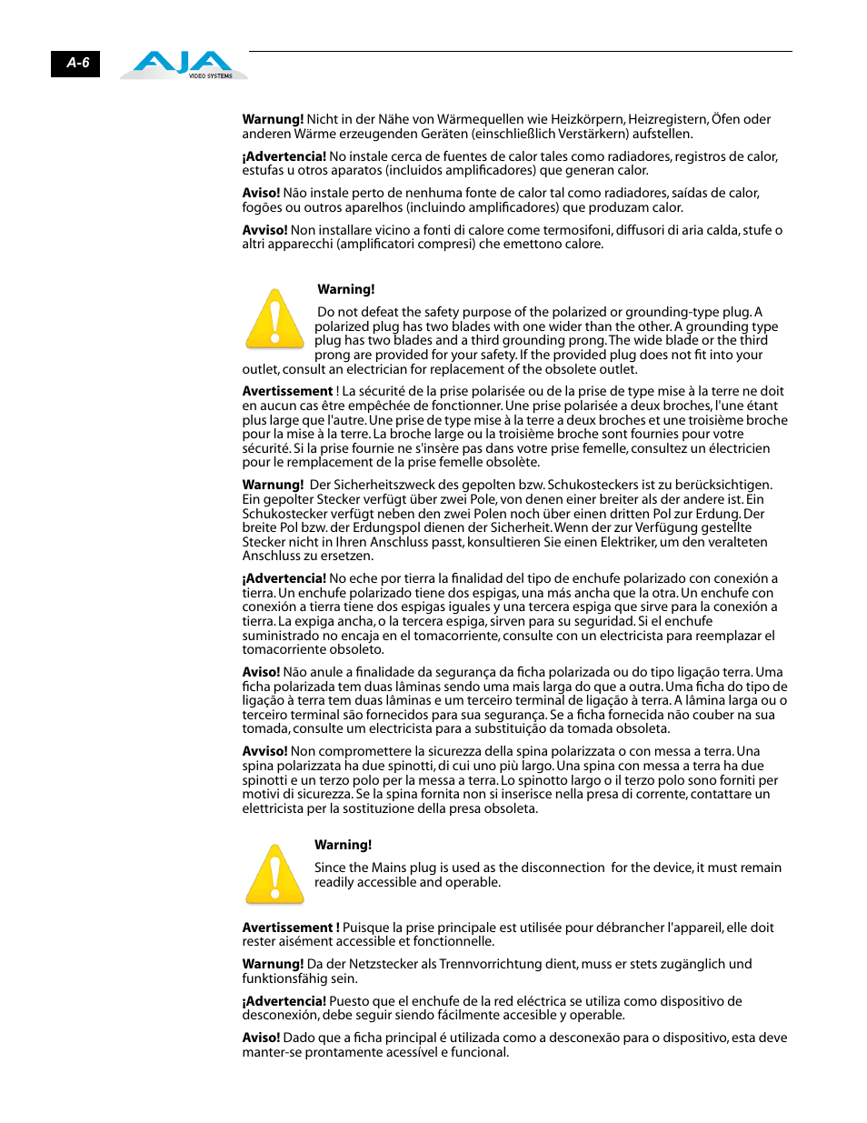 AJA FiDO User Manual | Page 14 / 18