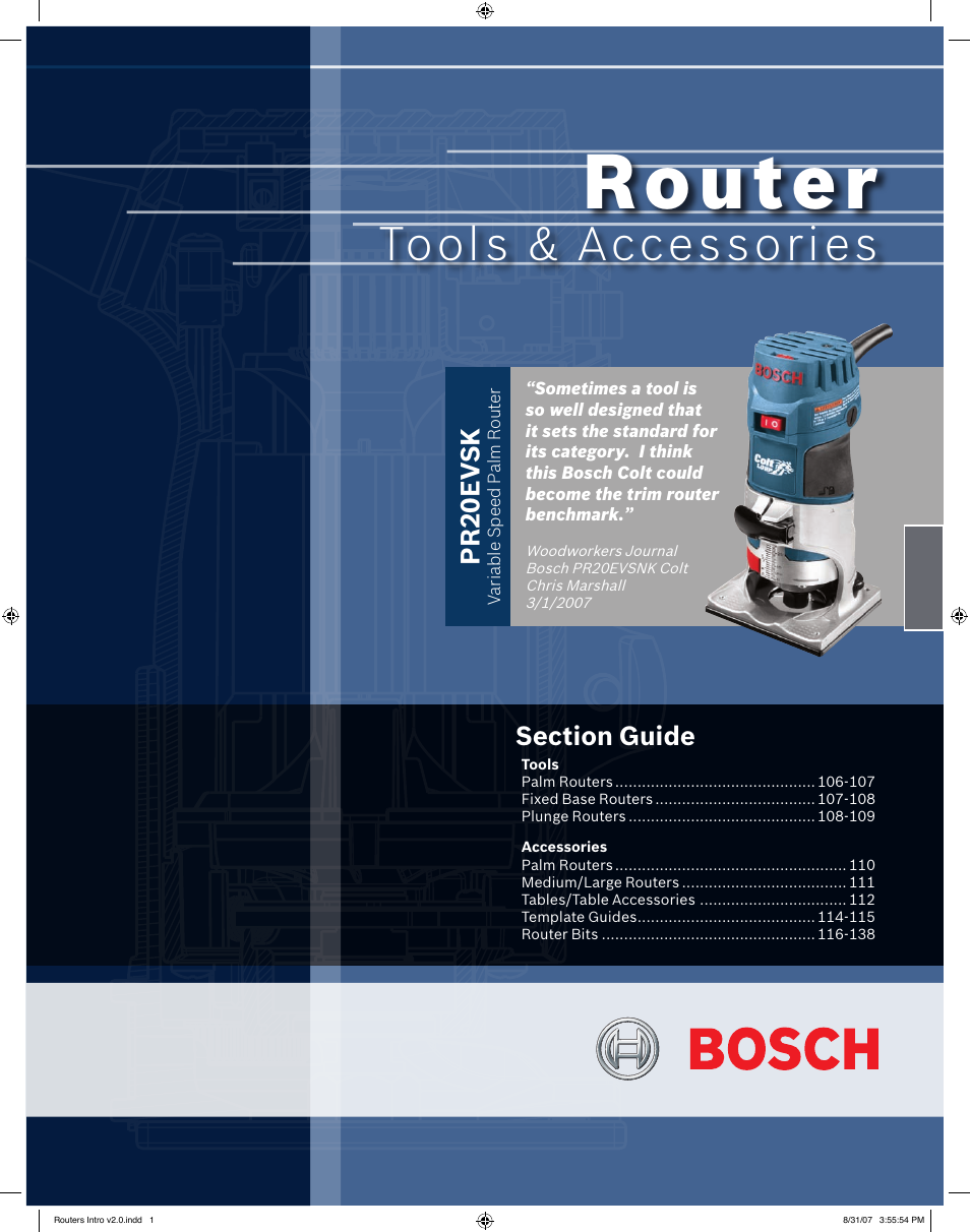 Bosch PR20EVSK User Manual | 34 pages