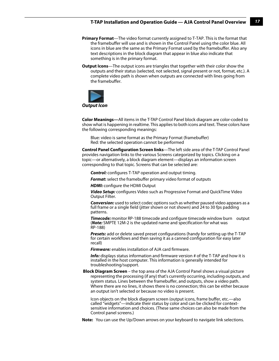 AJA T-TAP User Manual | Page 23 / 43