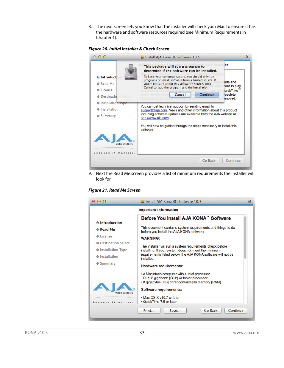 AJA KONA LHi User Manual | Page 33 / 97