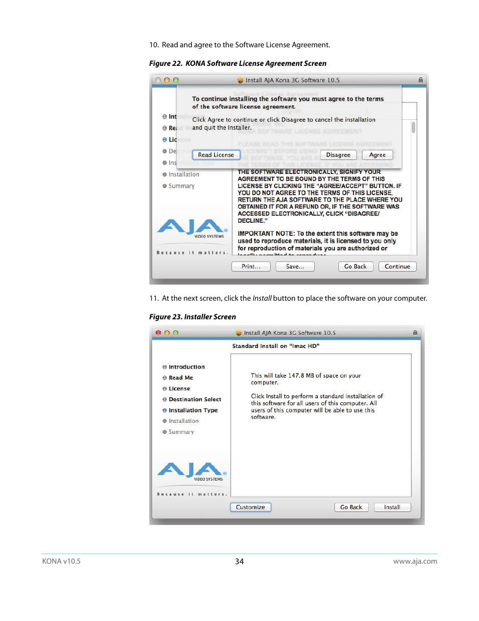 AJA KONA LHi User Manual | Page 34 / 97