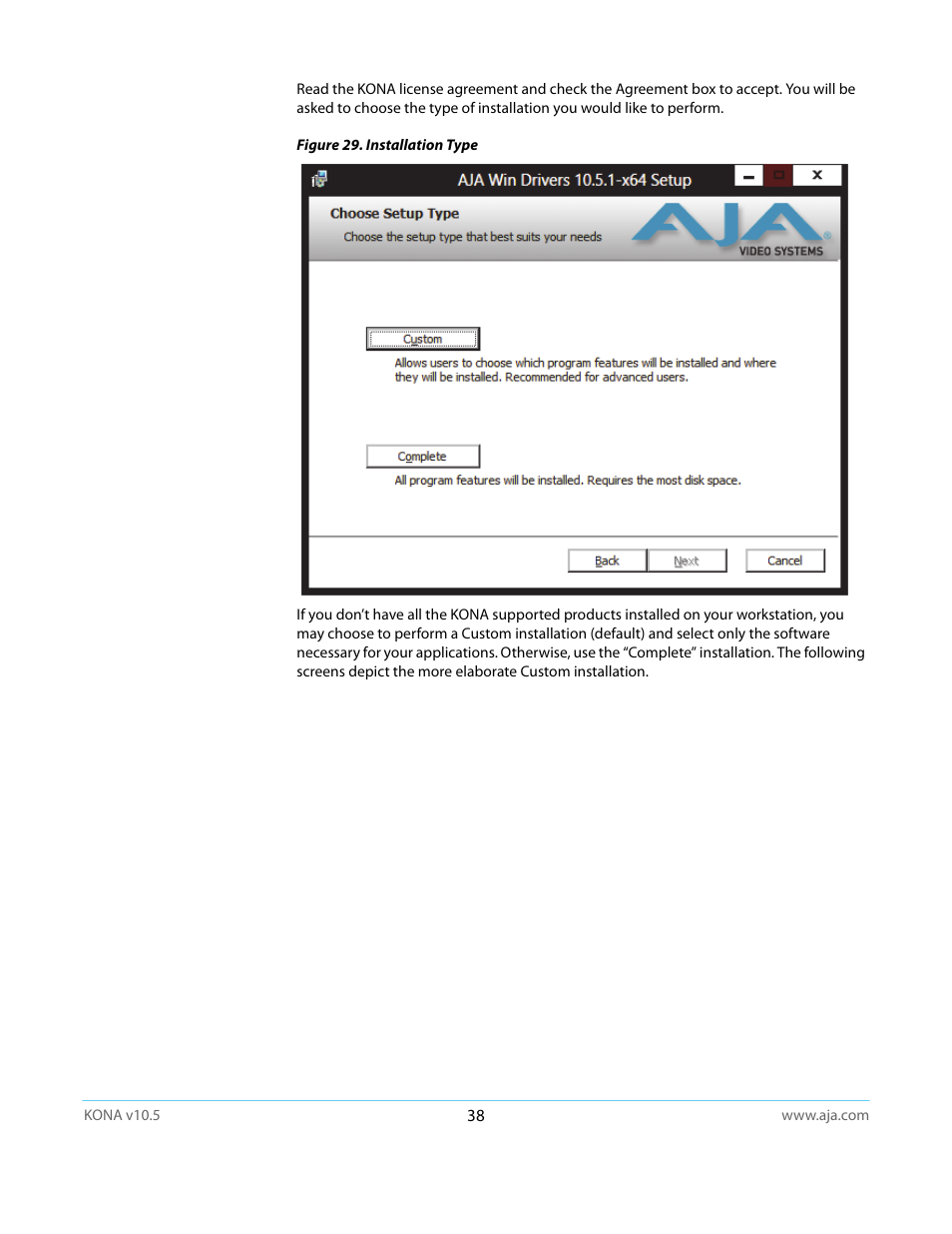 AJA KONA LHi User Manual | Page 38 / 97