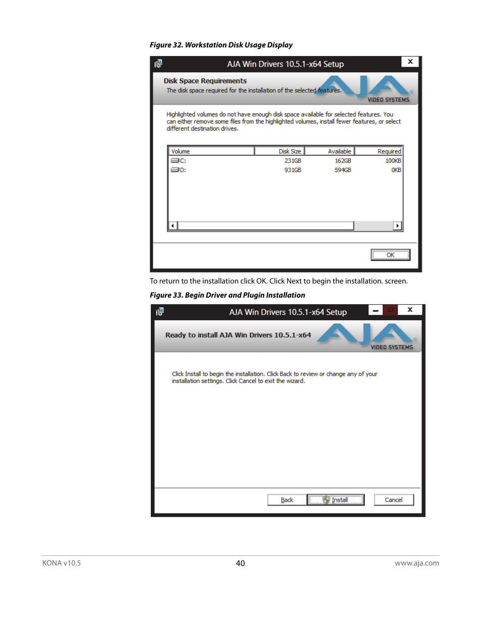 AJA KONA LHi User Manual | Page 40 / 97