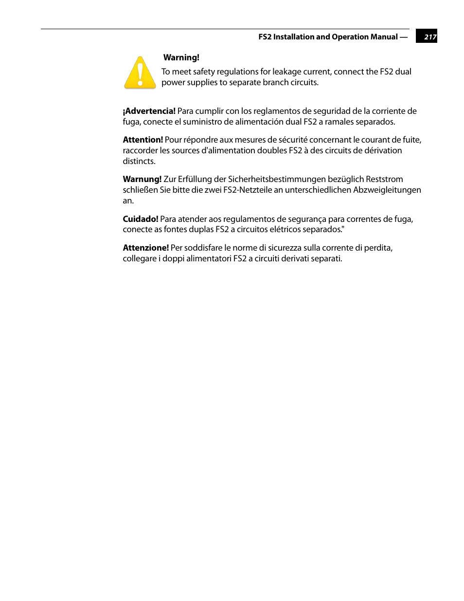 AJA FS2 User Manual | Page 215 / 230