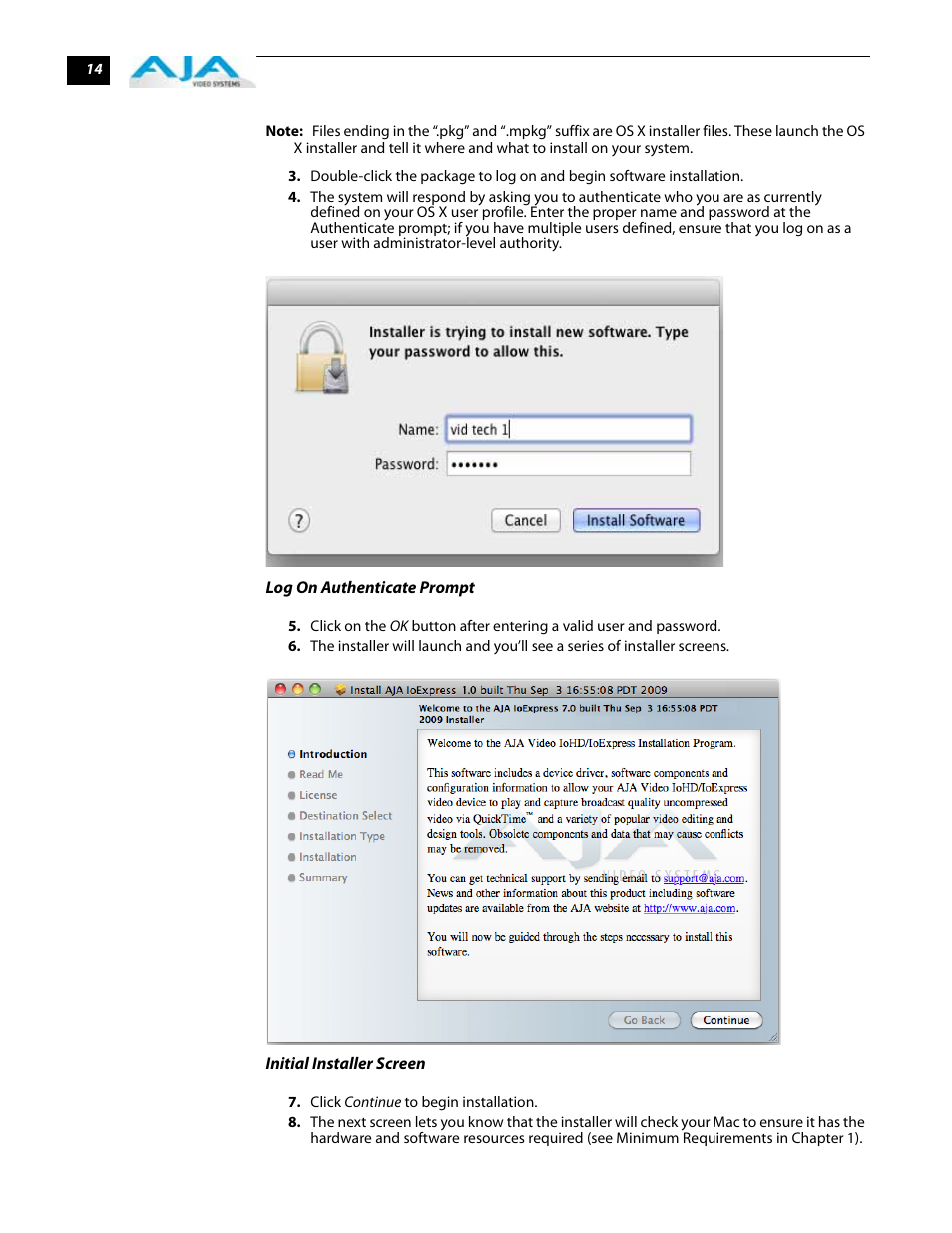 AJA IoExpress User Manual | Page 20 / 68