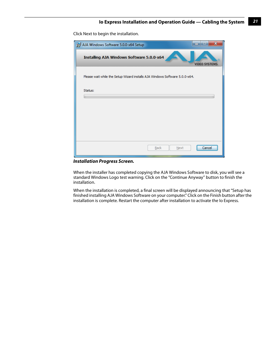 AJA IoExpress User Manual | Page 27 / 68