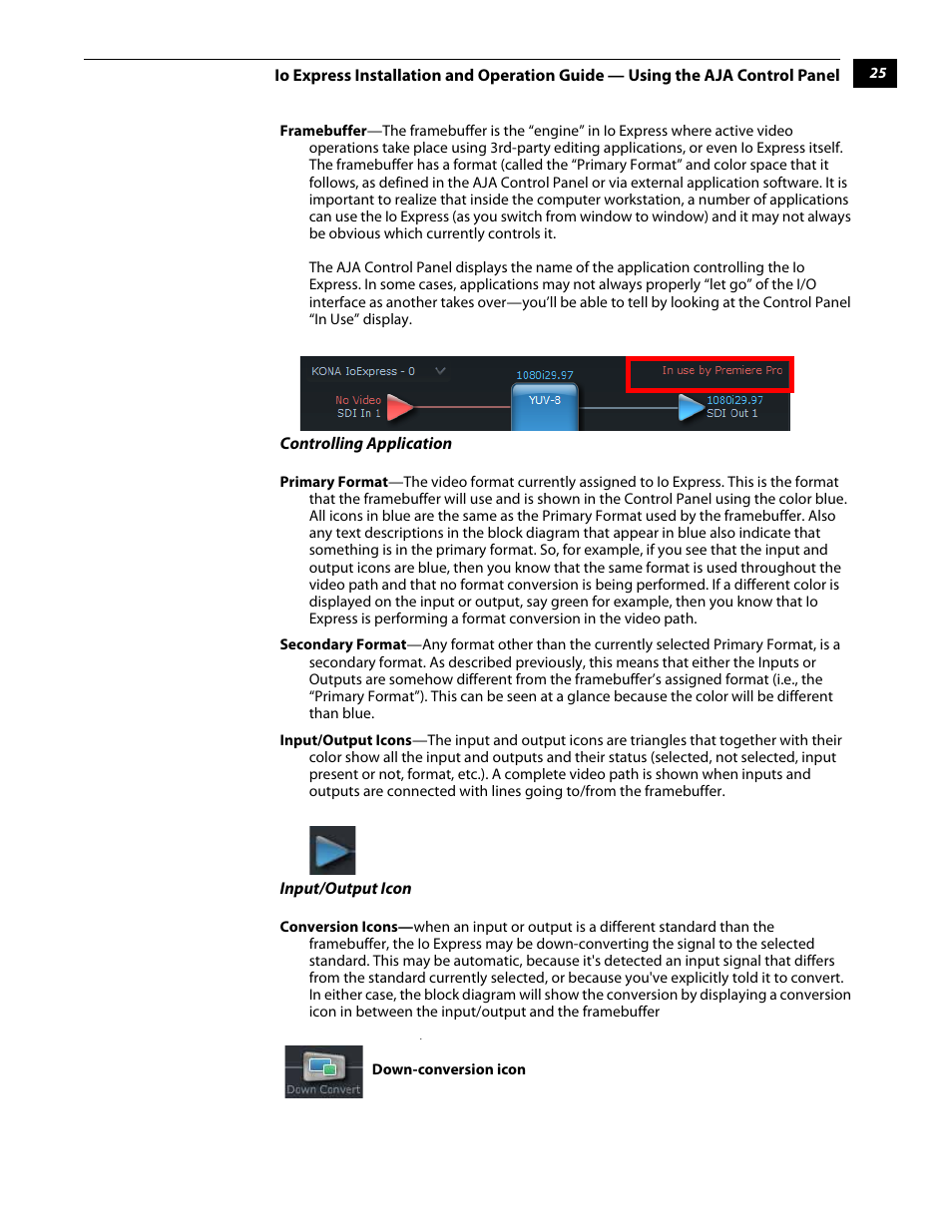 AJA IoExpress User Manual | Page 31 / 68