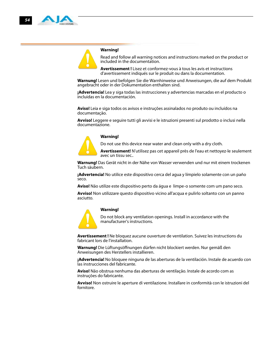 AJA IoExpress User Manual | Page 60 / 68