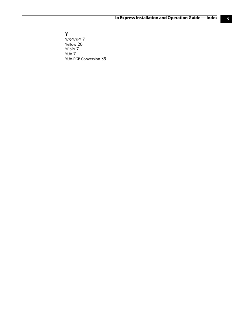 AJA IoExpress User Manual | Page 67 / 68