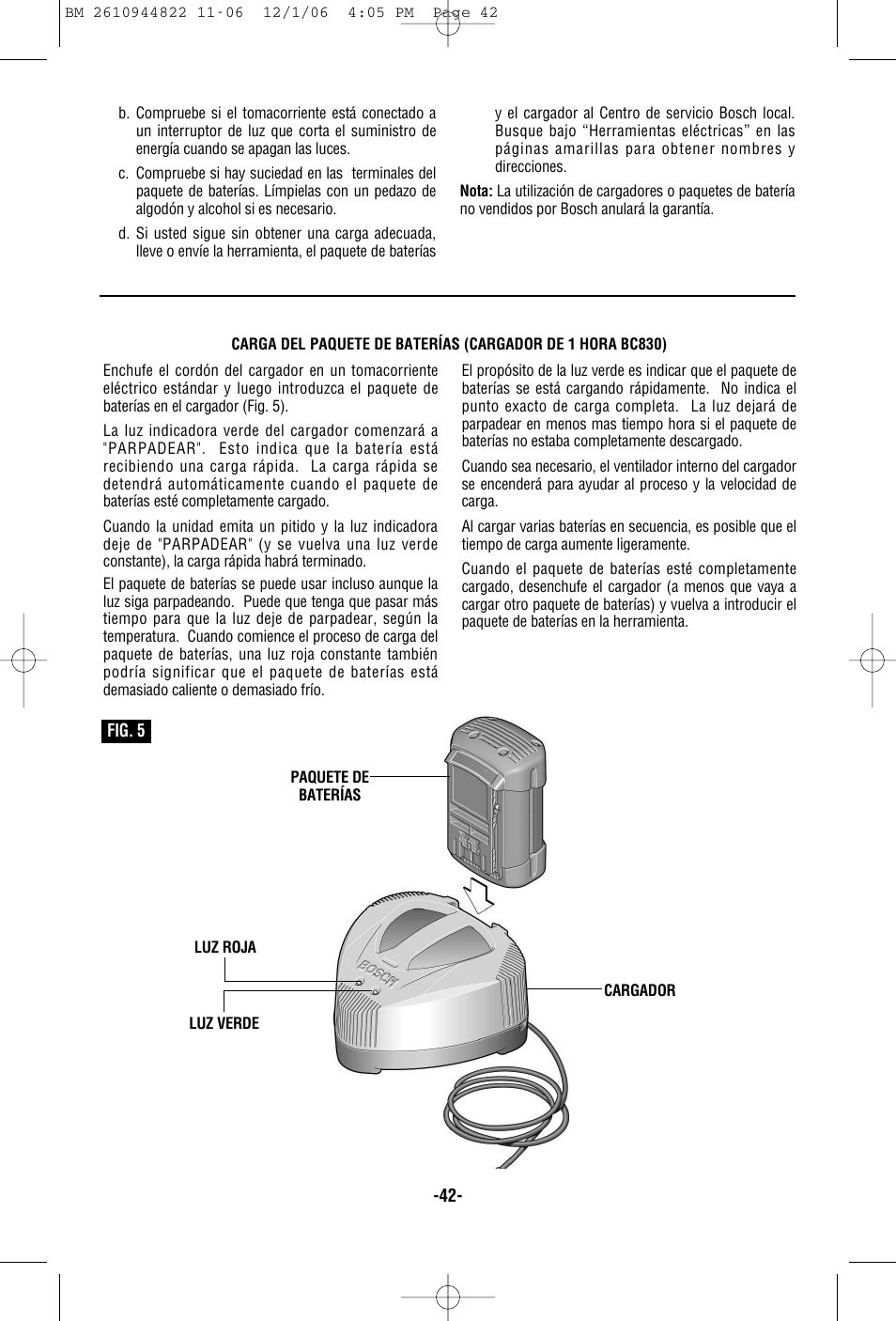 Bosch 38636 User Manual | Page 42 / 48