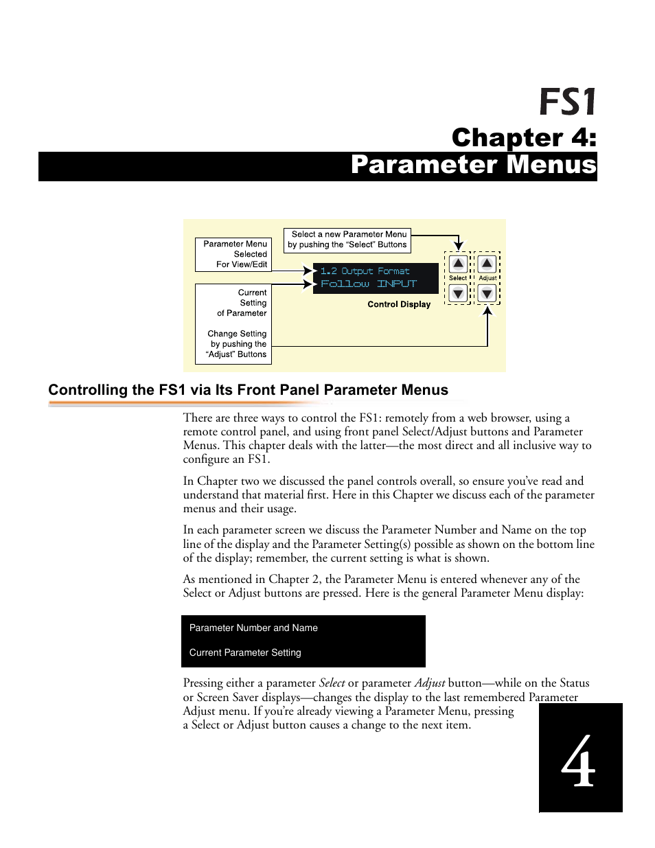 AJA FS1 User Manual | Page 39 / 106