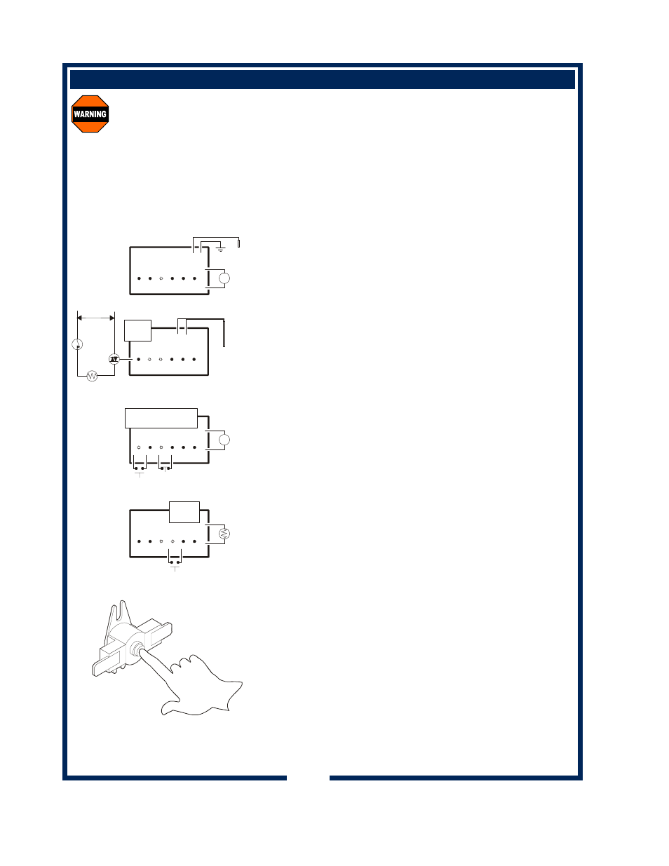 Servicing instructions - electrical, Warning, Risk of injury | Bloomfield 2074FRL User Manual | Page 16 / 28