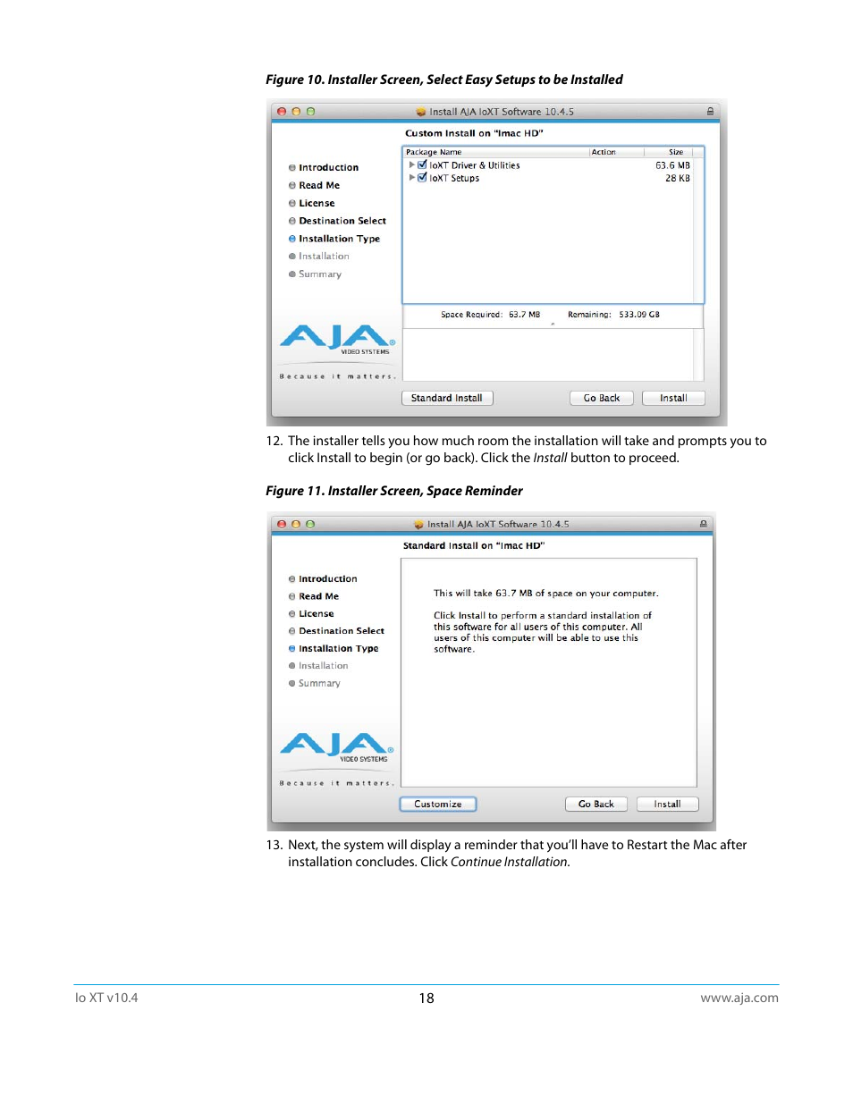 AJA IoXT User Manual | Page 18 / 70