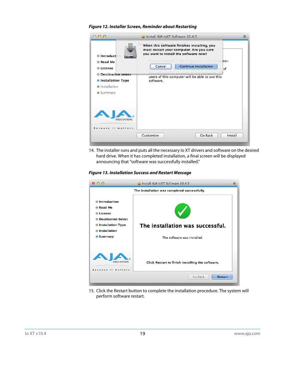 AJA IoXT User Manual | Page 19 / 70
