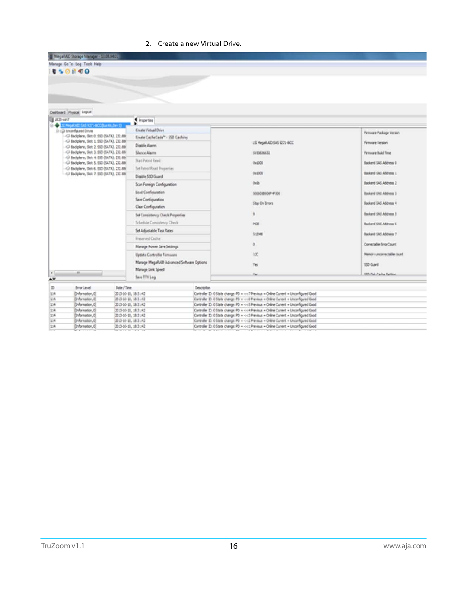 AJA TruZoom User Manual | Page 16 / 72