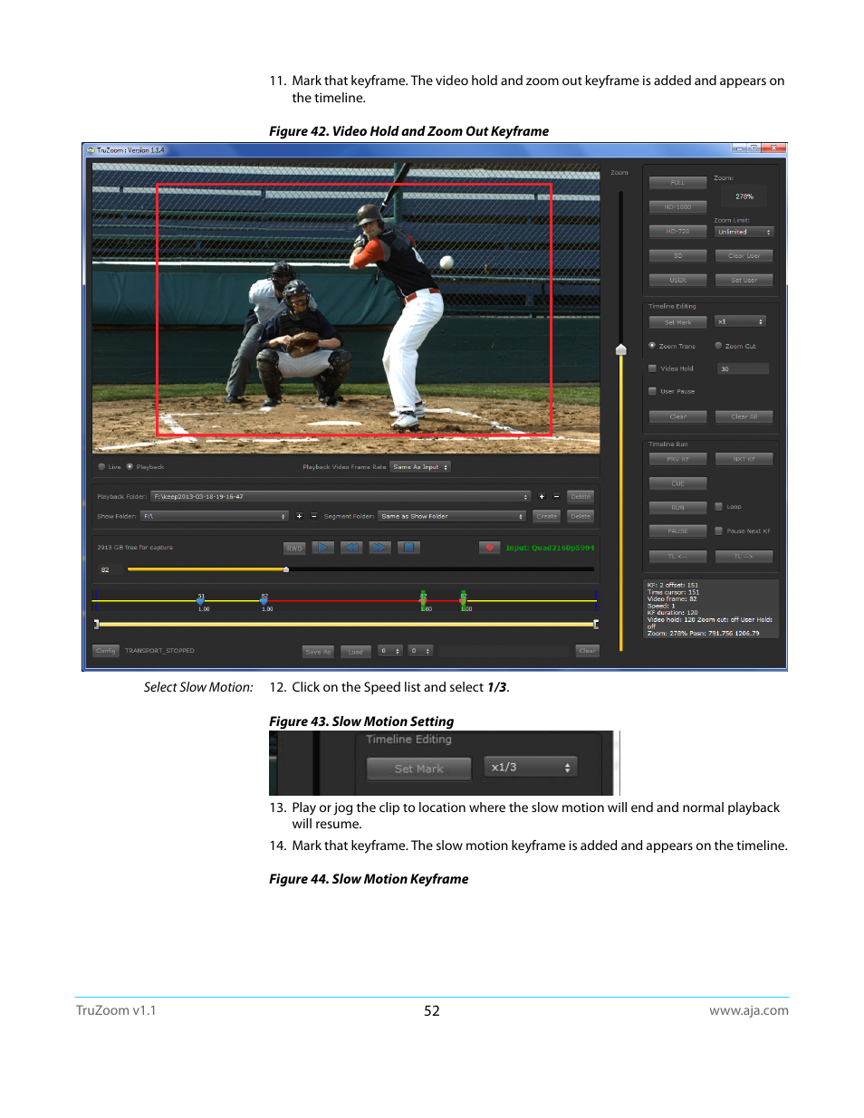 AJA TruZoom User Manual | Page 52 / 72