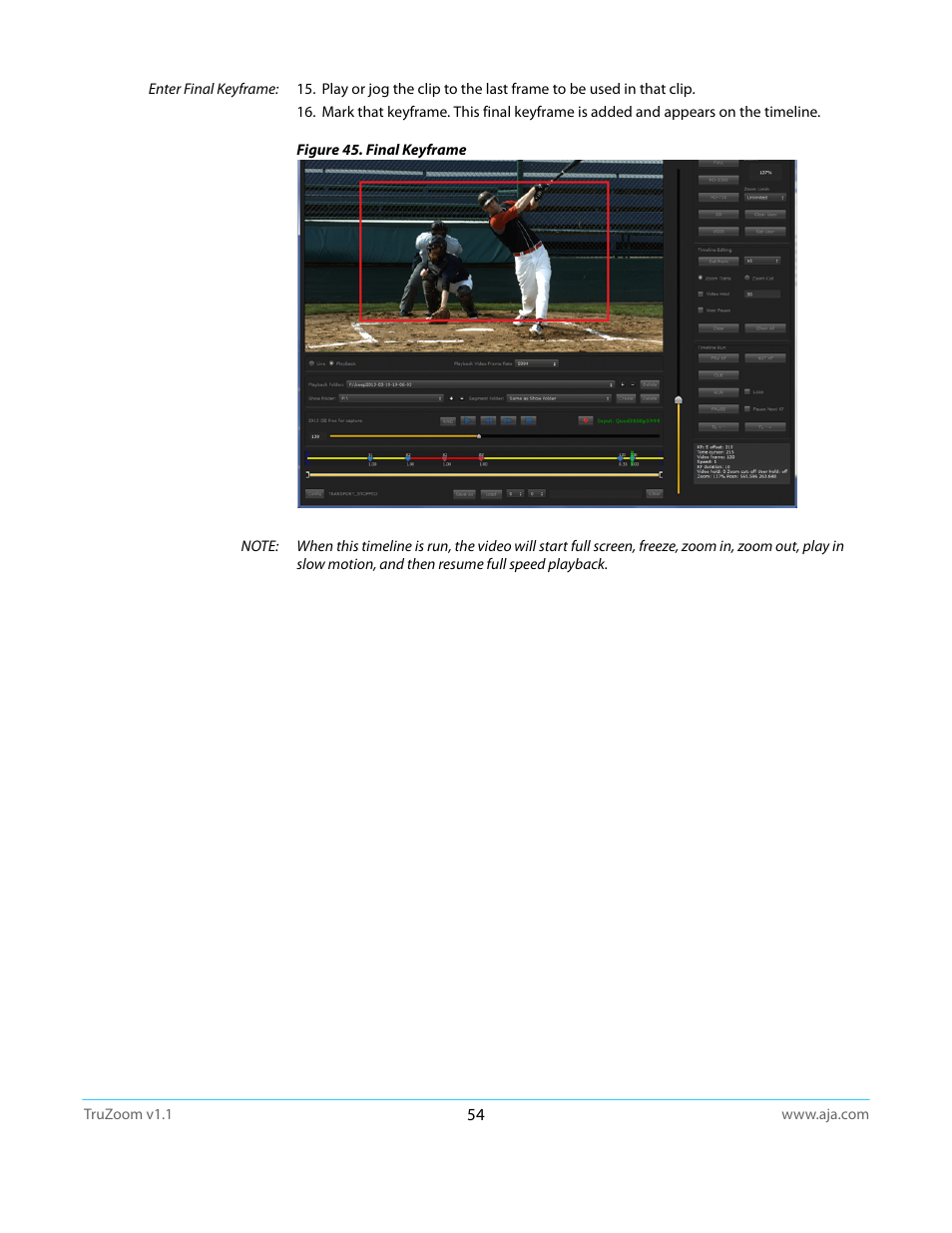 AJA TruZoom User Manual | Page 54 / 72