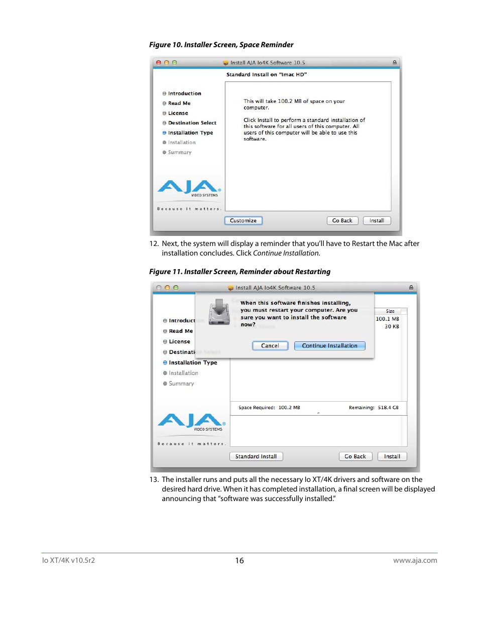 AJA Io4K User Manual | Page 16 / 74