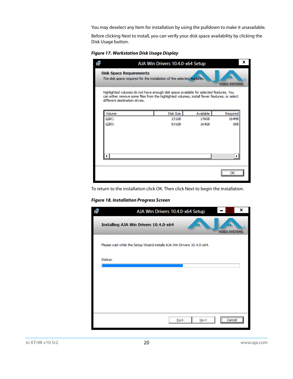 AJA Io4K User Manual | Page 20 / 74