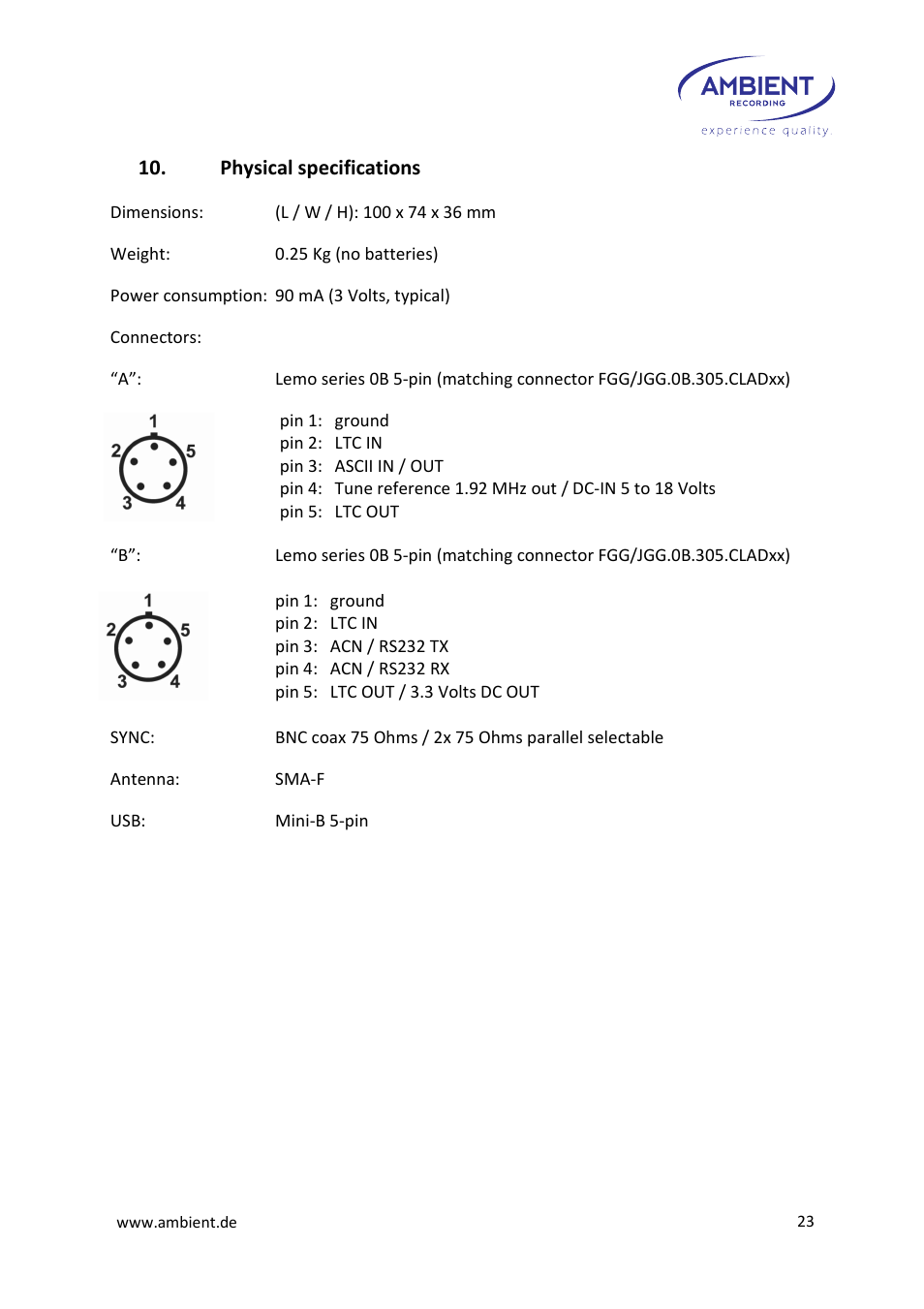 Ambient Lockit - ACL 204 User Manual | Page 25 / 32