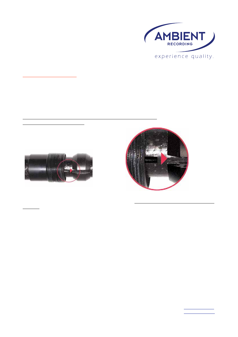 Ambient carbon fibre booms, Maintenance and repair instructions | Ambient Quickpole Boompole - QP 4140 User Manual | Page 2 / 4