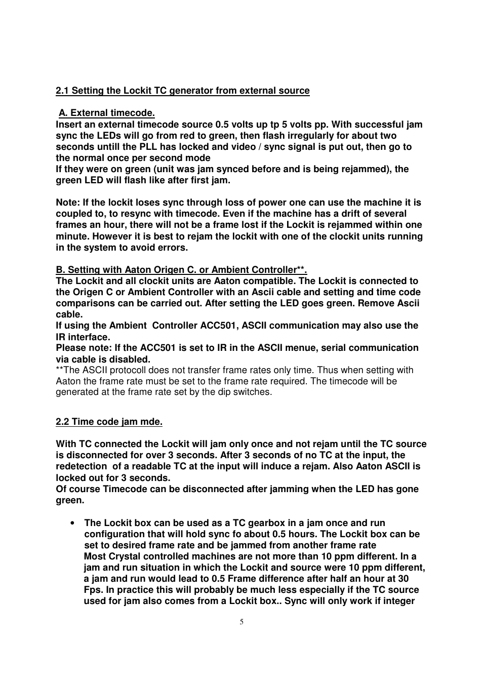 Ambient ACL 203 User Manual | Page 6 / 9