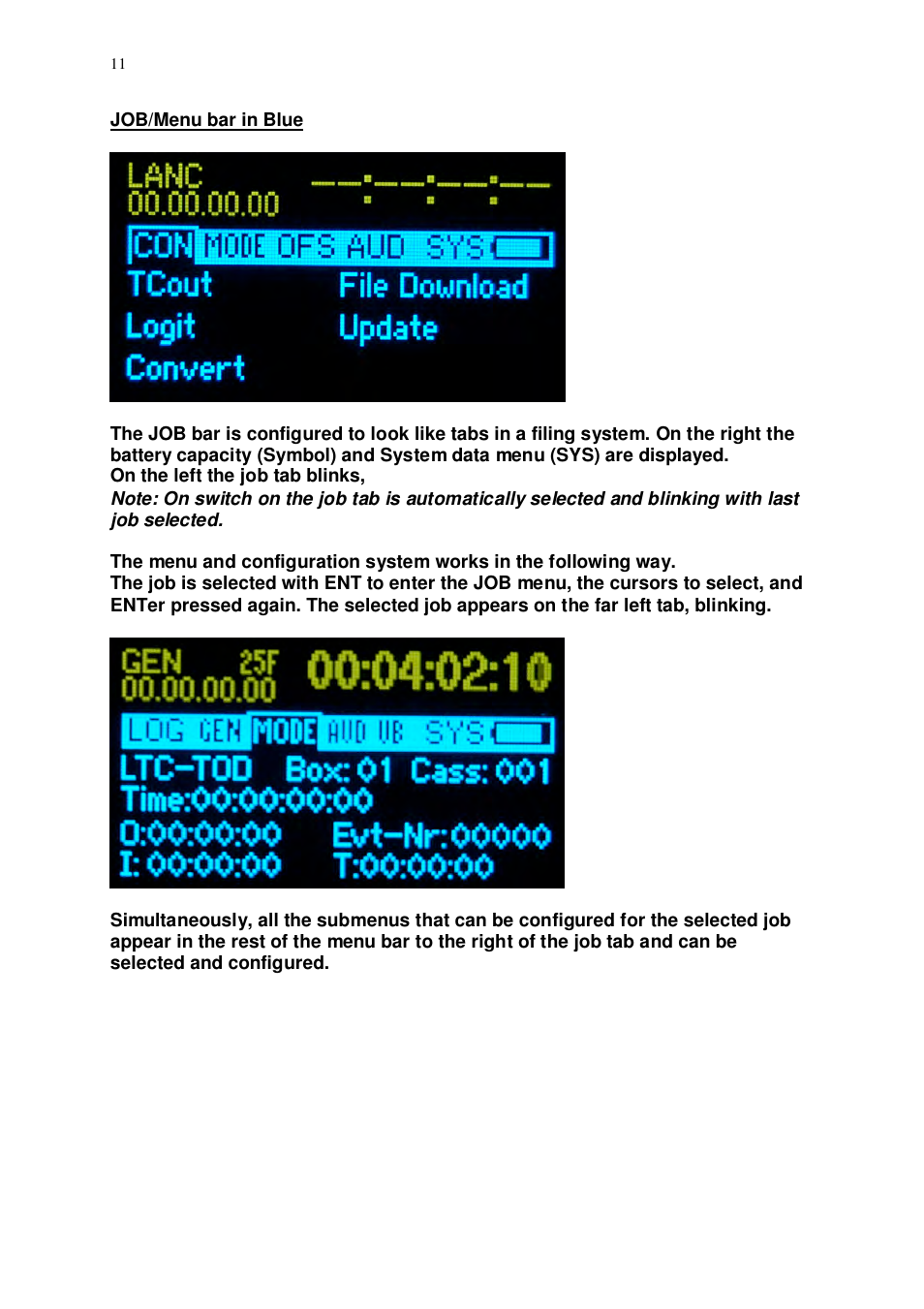 Ambient Lanc Logger - ALL601 User Manual | Page 11 / 20