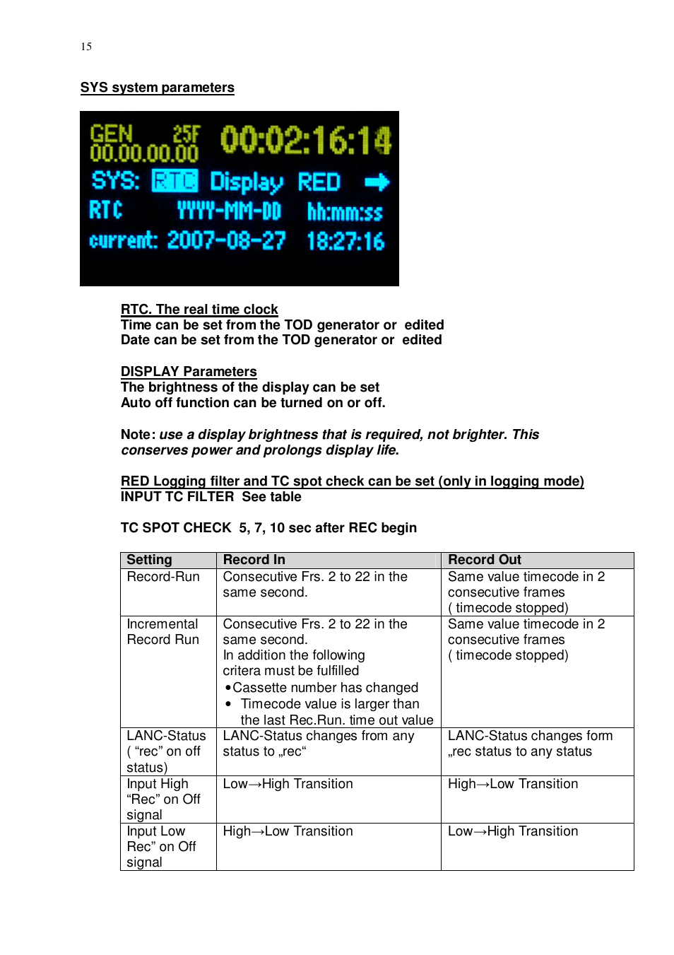Ambient Lanc Logger - ALL601 User Manual | Page 15 / 20