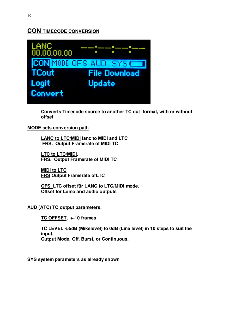 Ambient Lanc Logger - ALL601 User Manual | Page 19 / 20