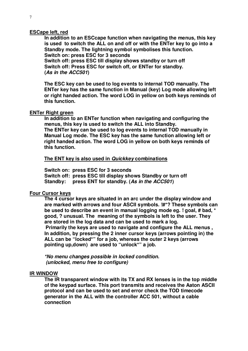 Ambient Lanc Logger - ALL601 User Manual | Page 7 / 20