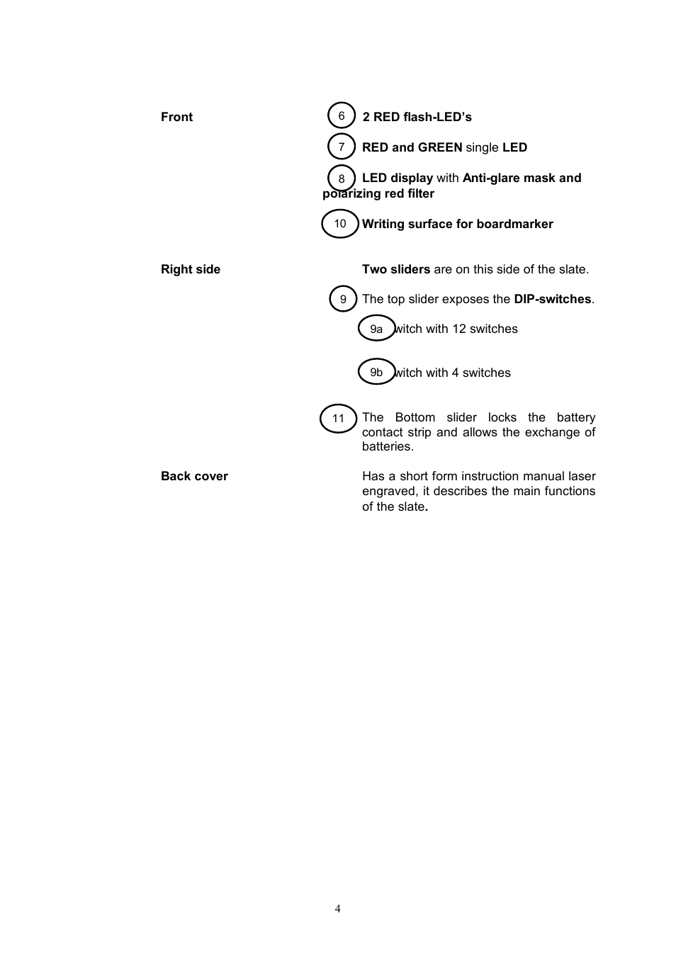 Ambient Wireless TC Slate - ACD 301 RF User Manual | Page 4 / 21