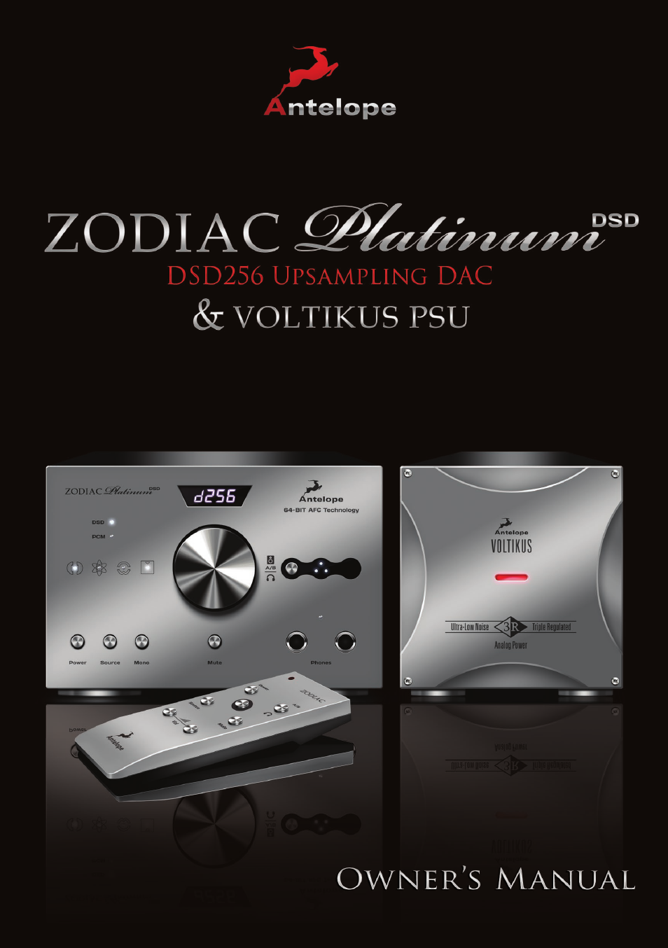Antelope Audio Zodiac Platinum DSD DAC User Manual | 24 pages