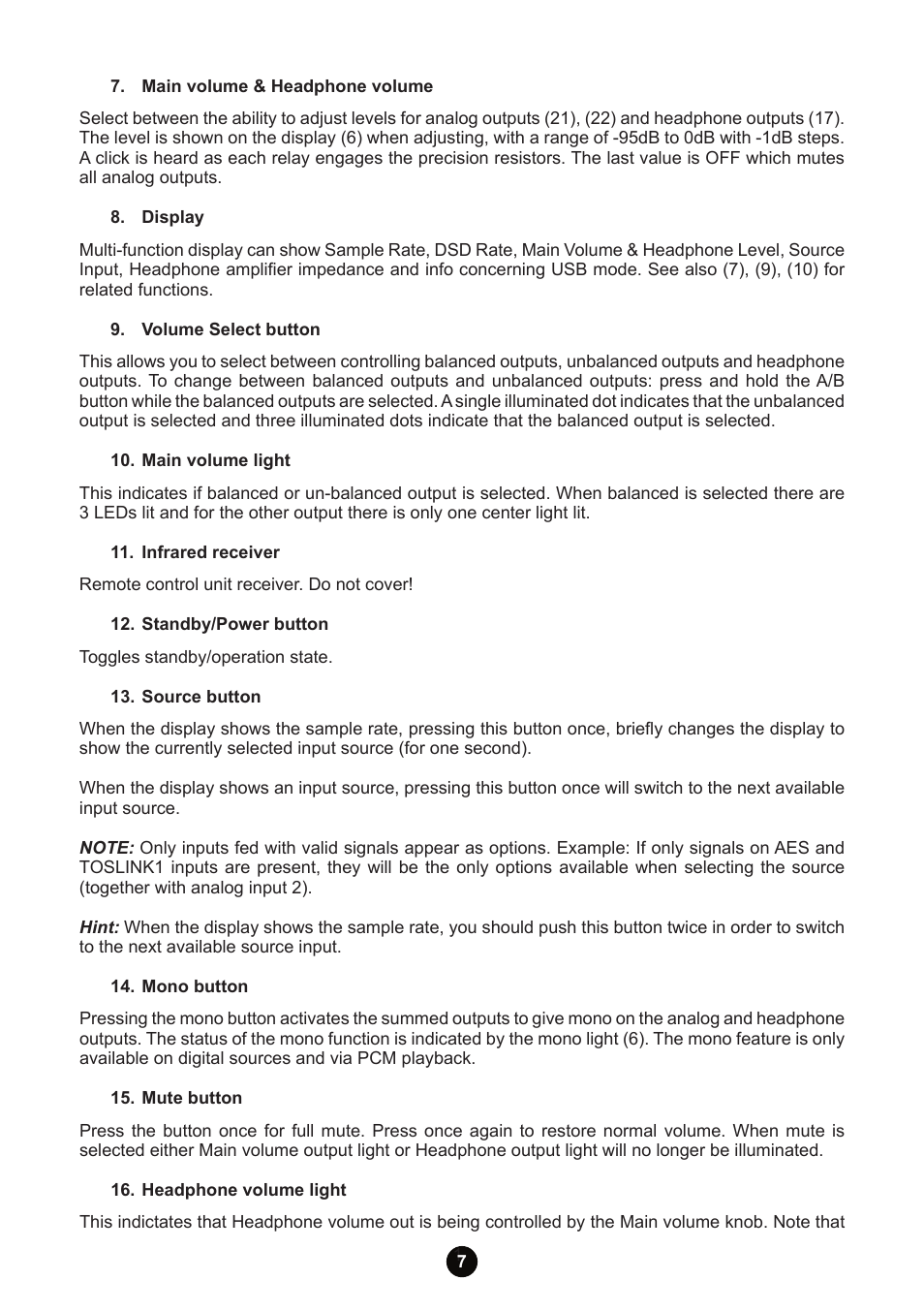 Antelope Audio Zodiac Platinum DSD DAC User Manual | Page 9 / 24
