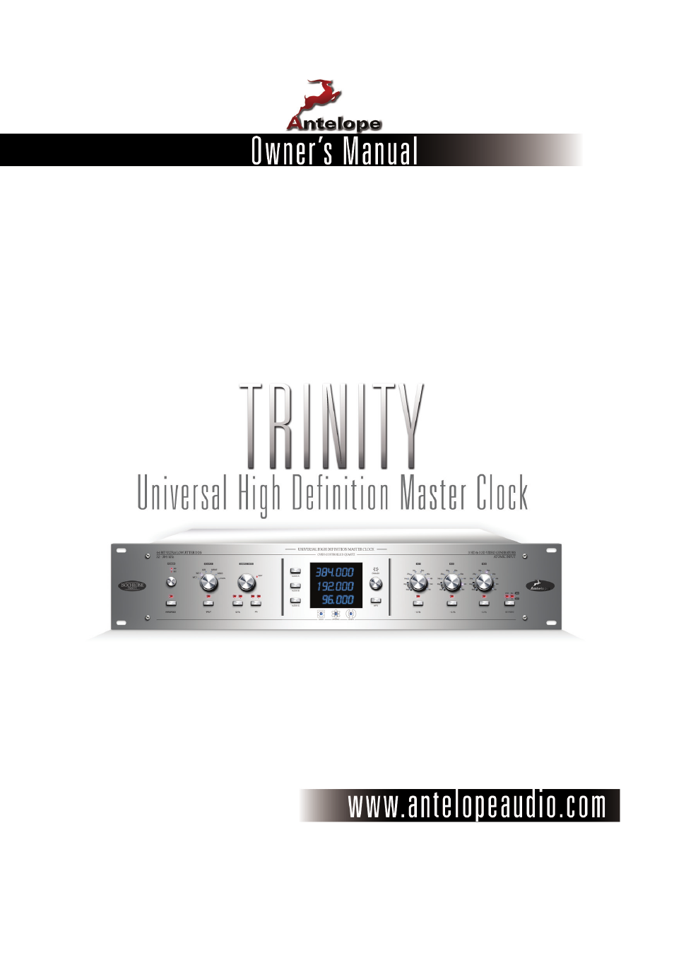 Antelope Audio Trinity Master Clock User Manual | 18 pages
