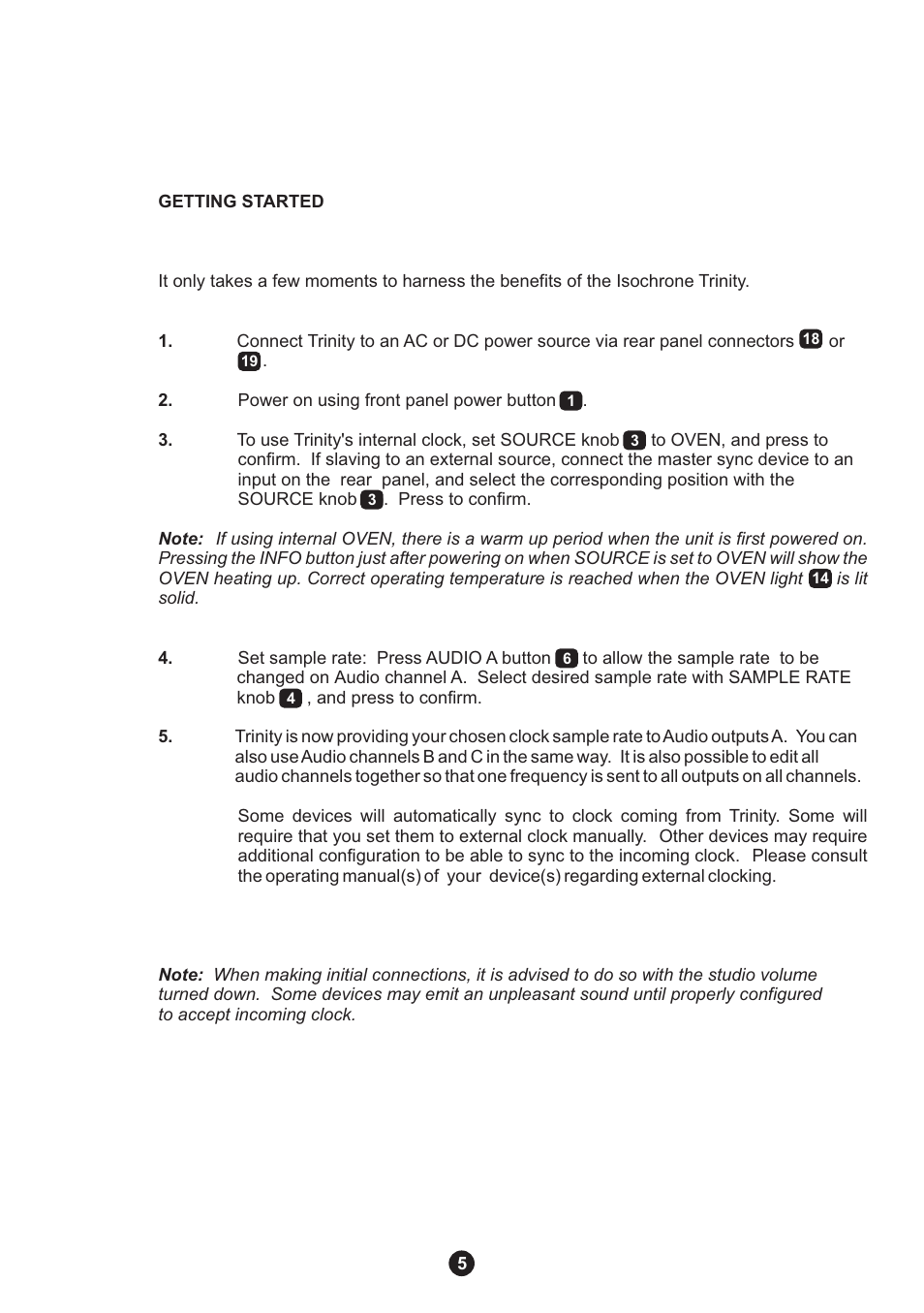 Antelope Audio Trinity Master Clock User Manual | Page 6 / 18