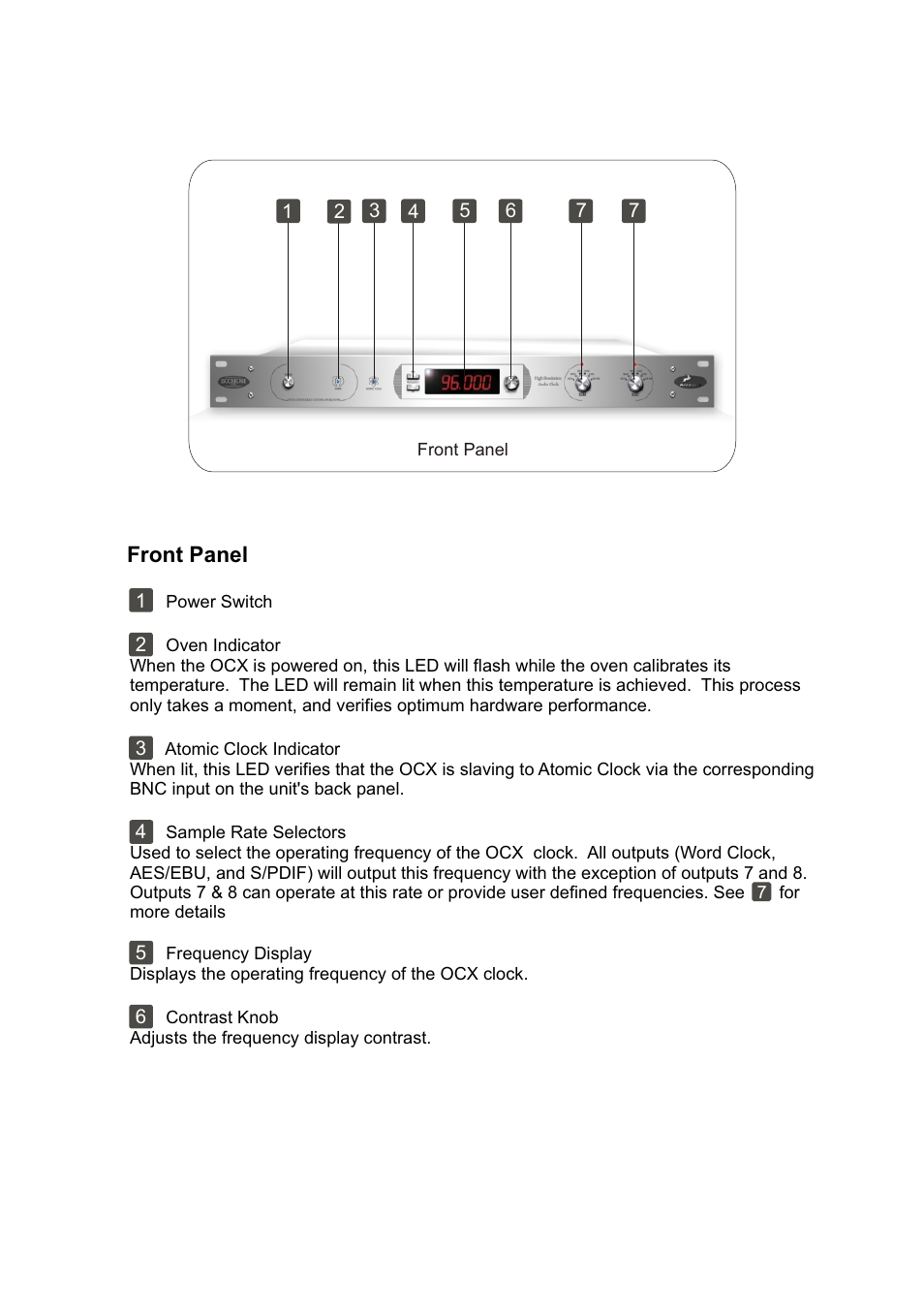 Antelope Audio OCX Master Clock User Manual | Page 3 / 6