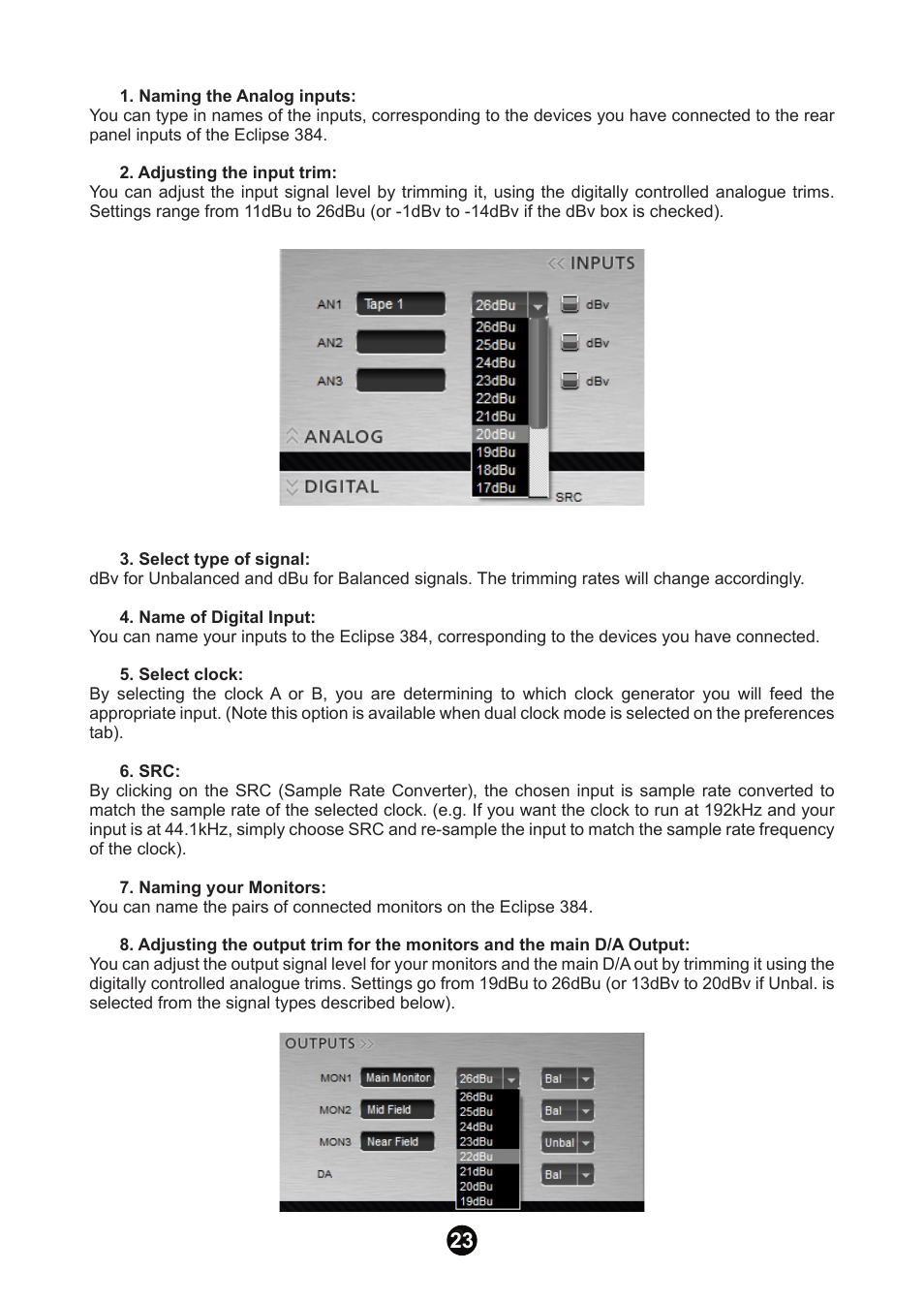 Antelope Audio Eclipse 384 User Manual | Page 22 / 43