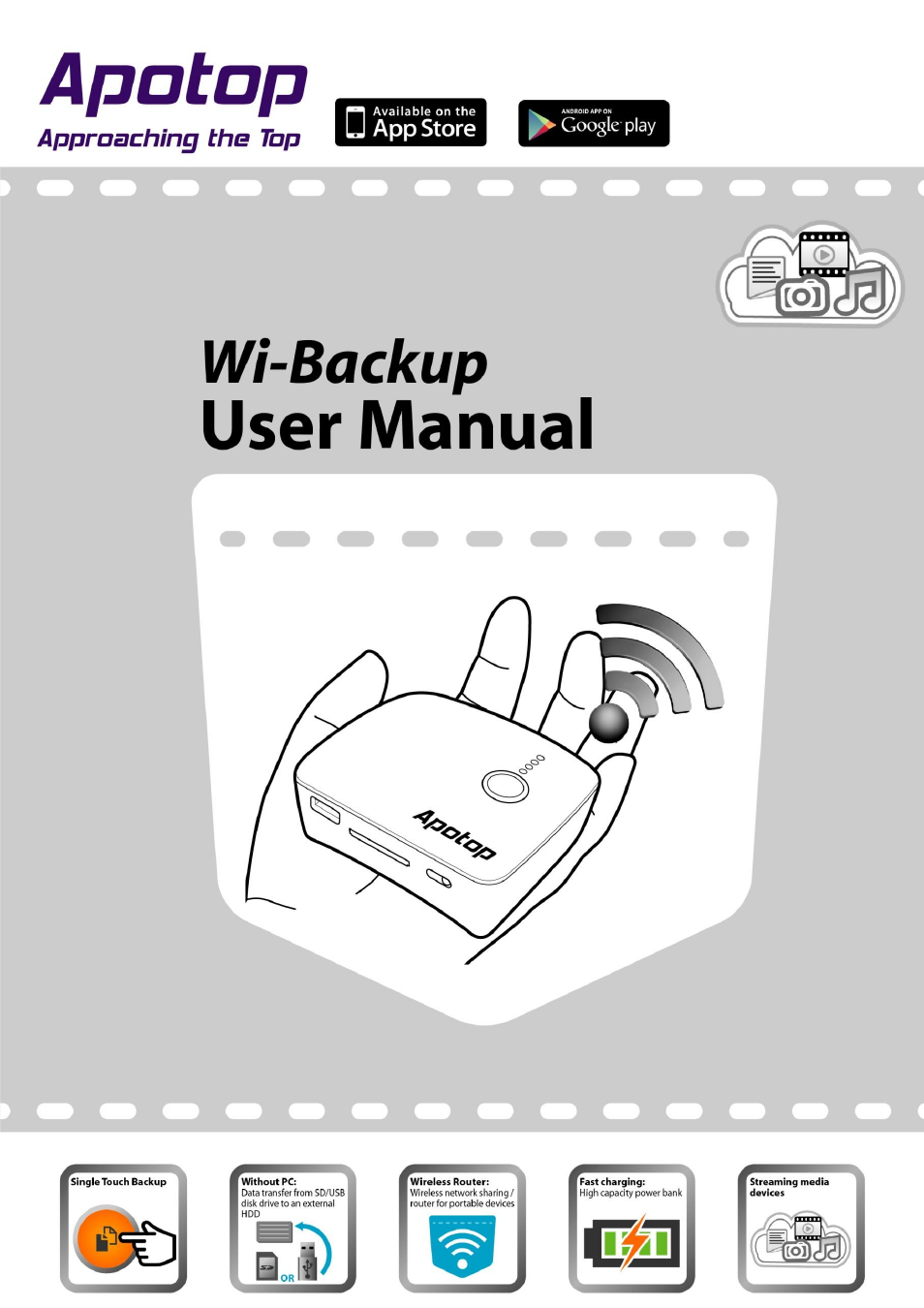 Apotop DW23 Wi-Backup User Manual User Manual | 37 pages