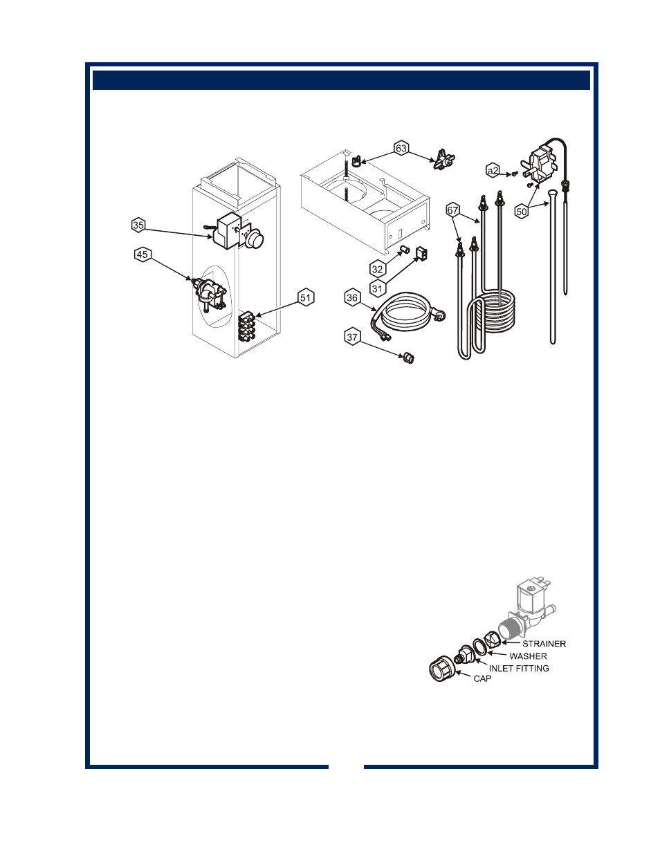 Electrical components, Exploded view & parts list (continued) 19 | Bloomfield 8782 User Manual | Page 21 / 26