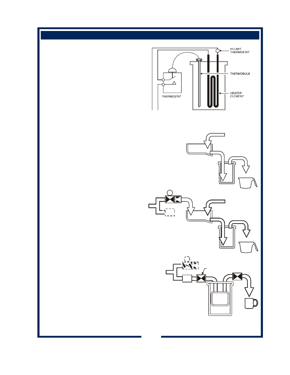 Water heater, Water flow, Operation (continued) | Fig. 6 fig. 5 heat control diagram 7 | Bloomfield 8782 User Manual | Page 9 / 26
